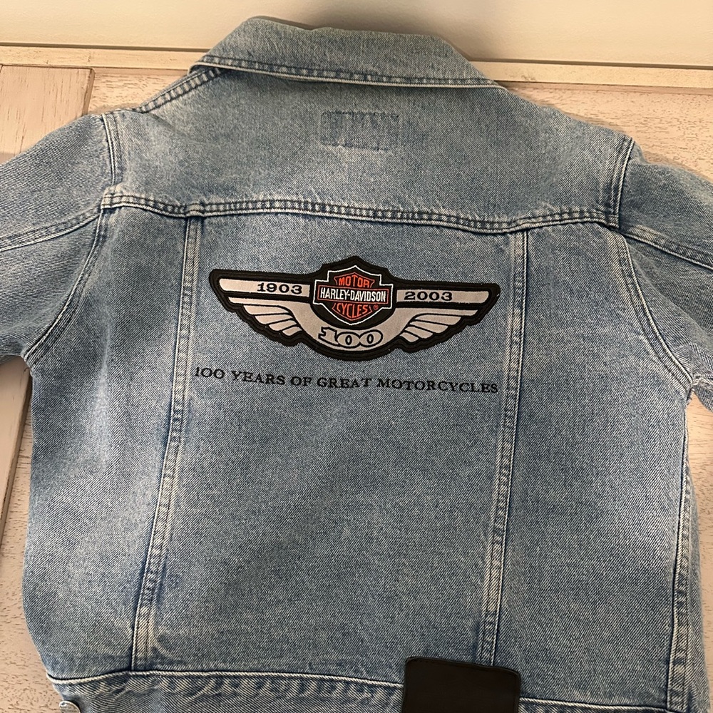 Harley-Davidson Blue Jean Jacket - Picture 2 of 2